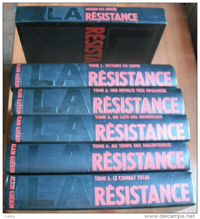 La Resistance En 5 Tomes + Boitier Facs Similés - Wholesale, Bulk Lots