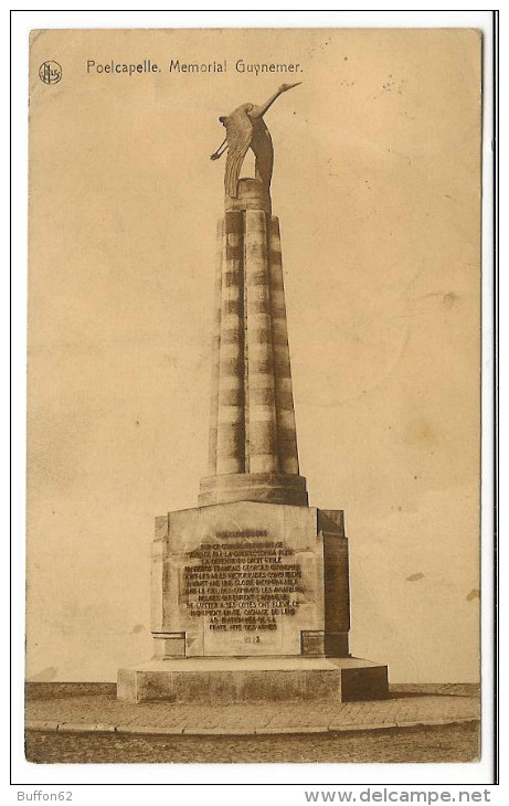 [FP 11] - Poelcapelle. Monument En Mémoire Du Pilote Français Georges Guynemer 1914-18. - Langemark-Poelkapelle