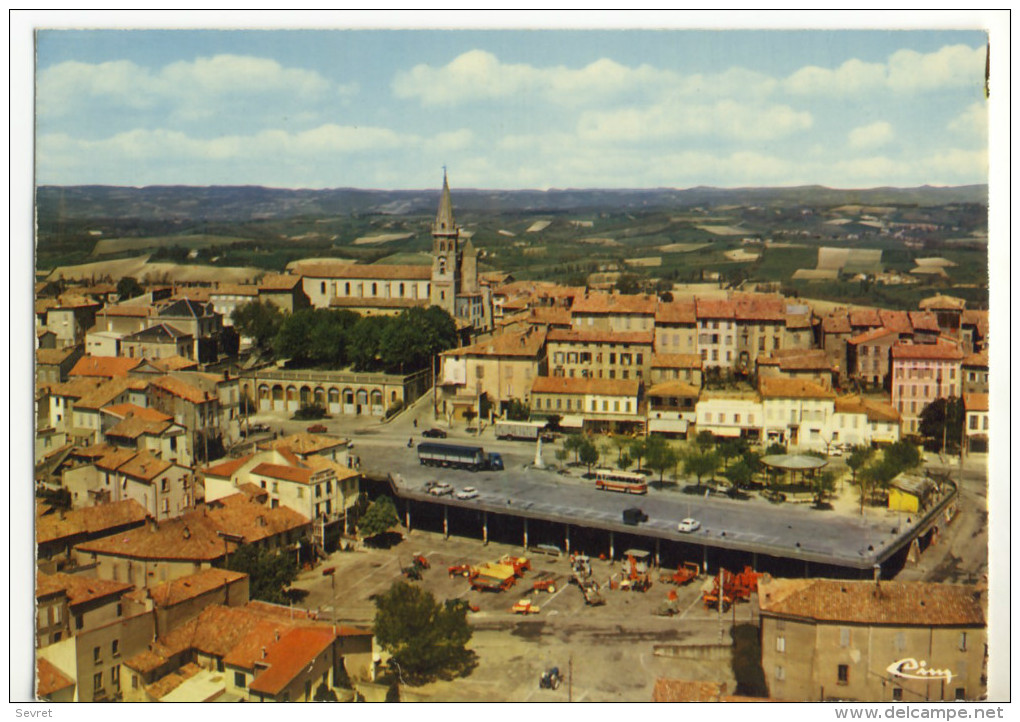 PUYLAURENS.-  Vue Générale Aérienne.   CPM - Puylaurens