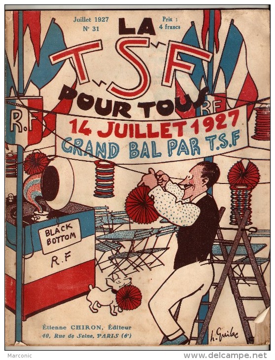 Revue Mensuelle  - La TSF Pour Tous 1927  - Le Portissimus - Audio-Visual