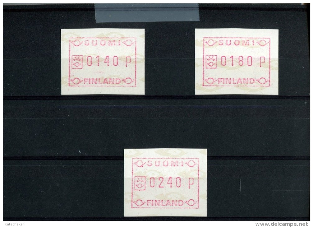 FINLAND  POSTFRIS MINT NEVER HINGED ¨POSTFRISCH EINWANDFREI MICHEL 3-2-C-S1 - Automaatzegels [ATM]