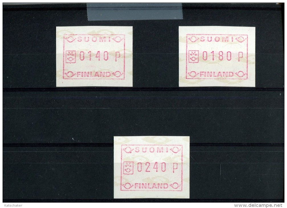 FINLAND  POSTFRIS MINT NEVER HINGED ¨POSTFRISCH EINWANDFREI MICHEL 3-2-C-S1 - Machine Labels [ATM]