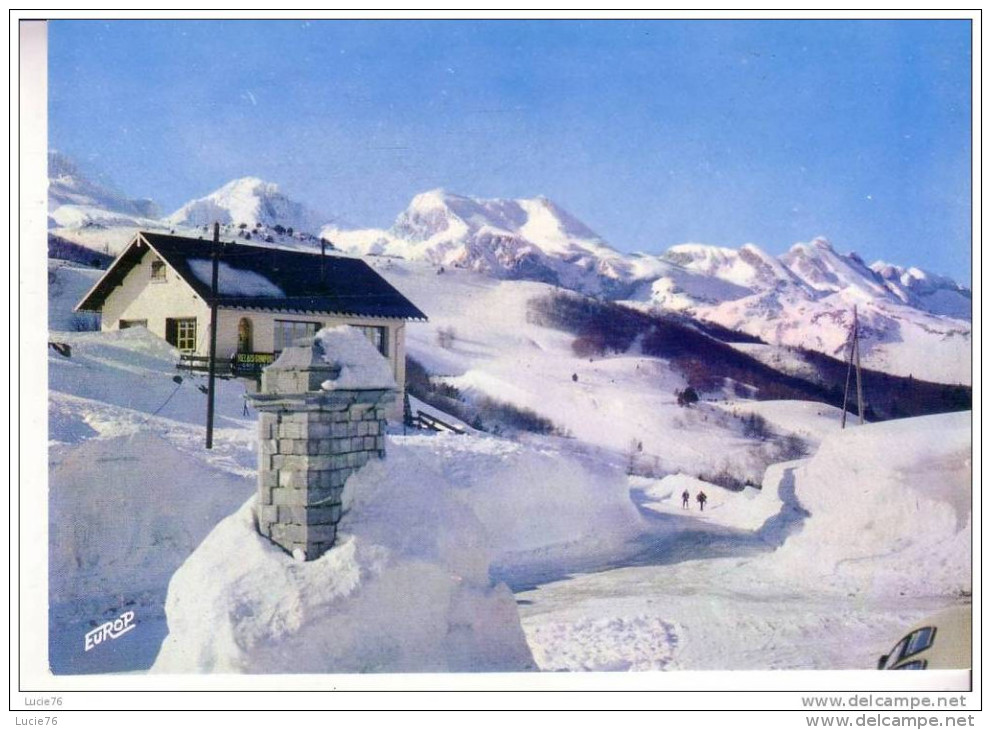 Le Col De  SOMPORT -   Le Café - Relais Du Col  Et Les Pistes De Skis - N° 1997 - Col Du Somport