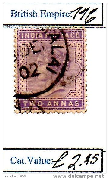 BR EMPIRE: INDIA: VICTORIA DEFINITIVES (BEC-747) 19) - 1858-79 Compañia Británica Y Gobierno De La Reina