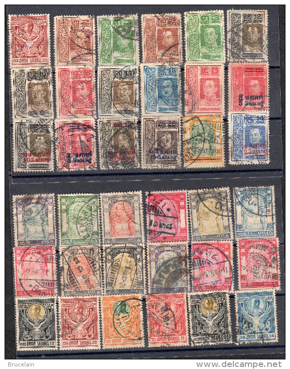 SIAM - LOT De Timbres Oblitérés - O - - Siam