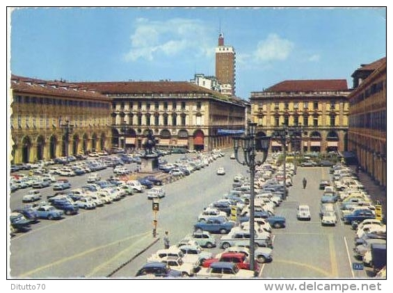 Torino - Piazza S.carlo - Formato Grande Viaggiata - D2 - Orte & Plätze