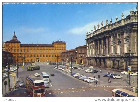 Torino - Storica - I Palazzi Reali E Madama - Formato Grande Viaggiata - D2 - Palazzo Reale