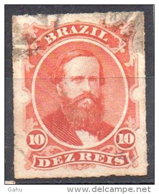 Brésil ; Brazil ;1876 ; N°Y : 30 ; Ob ; " Pedro II " ; Cote Y: 40.00 E. - Usados