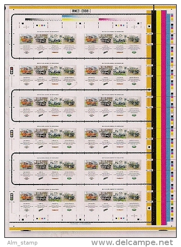 2013 Grossbritannien Press Sheet Mi. Bl. 84 **MNH EUROPA  British Auto Legends Edition Only 1.000 Pc - Neufs