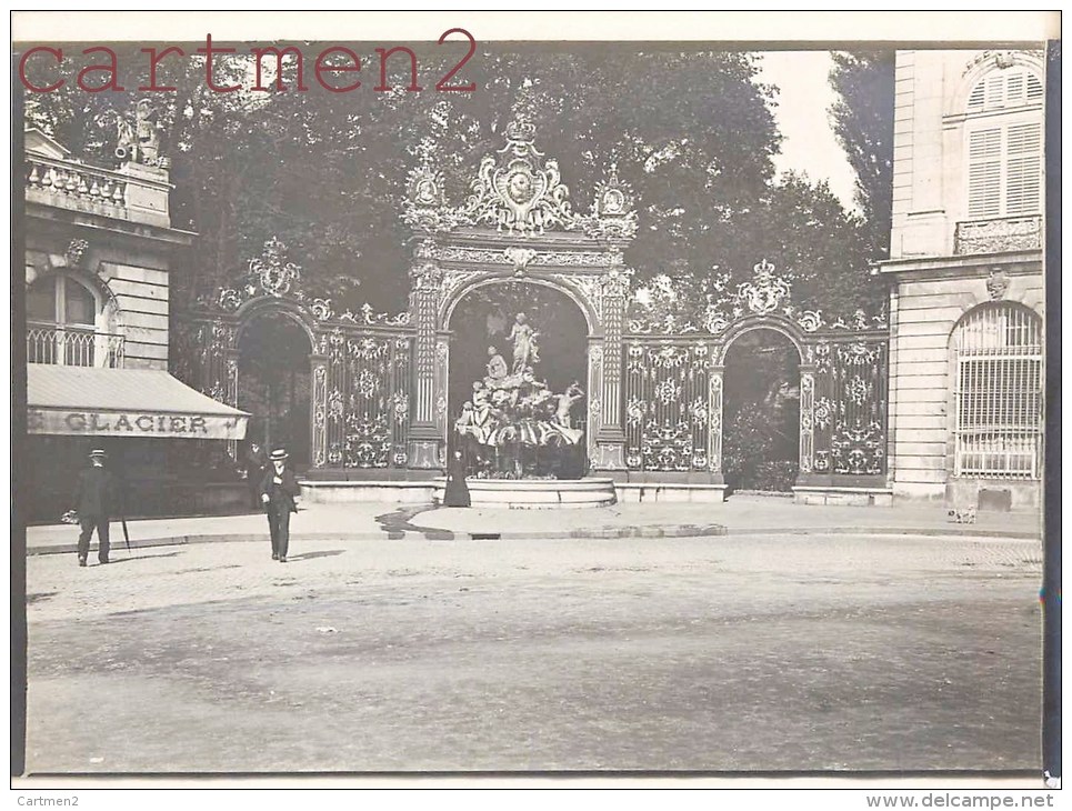 NANCY PLACE STANISLAS STATUE DU THIERS FONTAINE D'AMPHITRITE EGLISE 1900 - Nancy