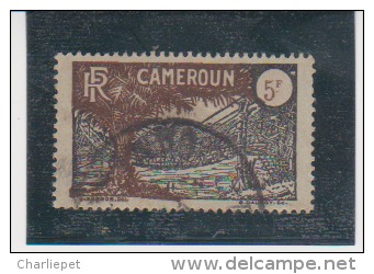 French Cameroun Scott # 209 Used 1927 Catalogue $2.00  Bridge - Used Stamps