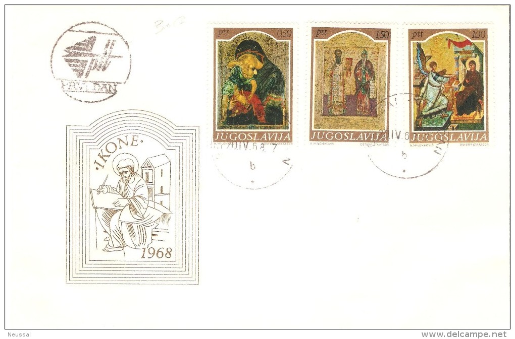 Carta De Yugoslavia De 1968 - Lettres & Documents