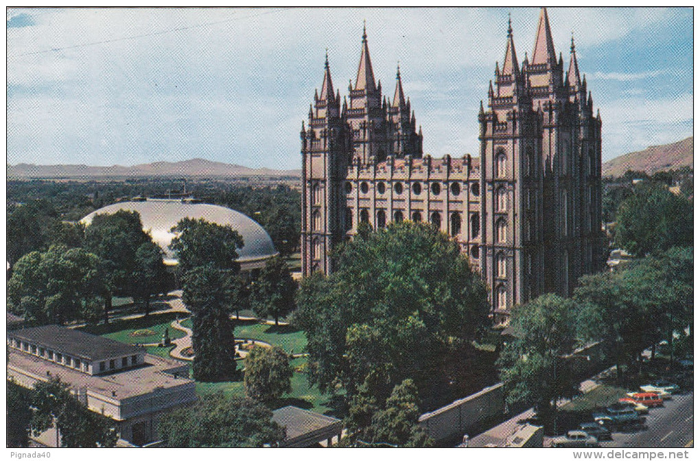 Cp , ÉTATS-UNIS , SALT LAKE CITY , Temple Square - Salt Lake City