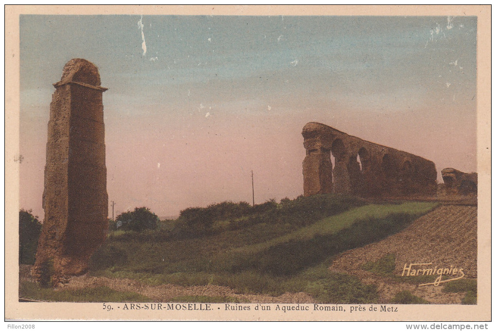 ARS-SUR-MOSELLE  (57)  Ruines D'un Aqueduc Romain, Près De Metz - Arzviller