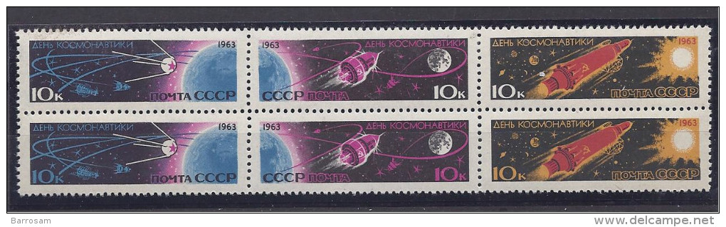 Russia1963:SPACE Michel2747-52mnh** - Russia & USSR