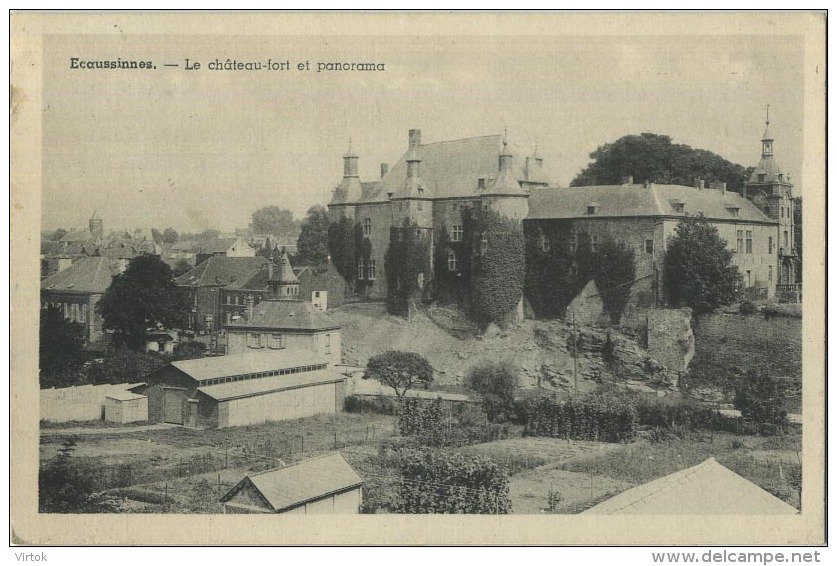 Ecaussinnes : Le Chateau Fort Et Panorama - Ecaussinnes