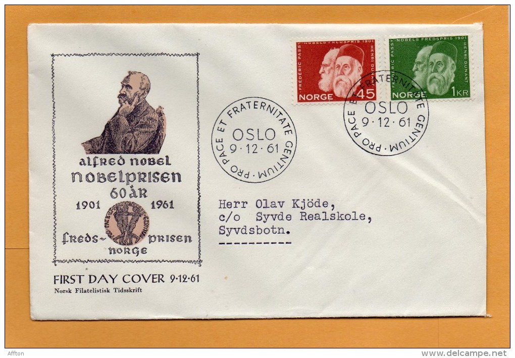 Norway 1961 FDC - FDC