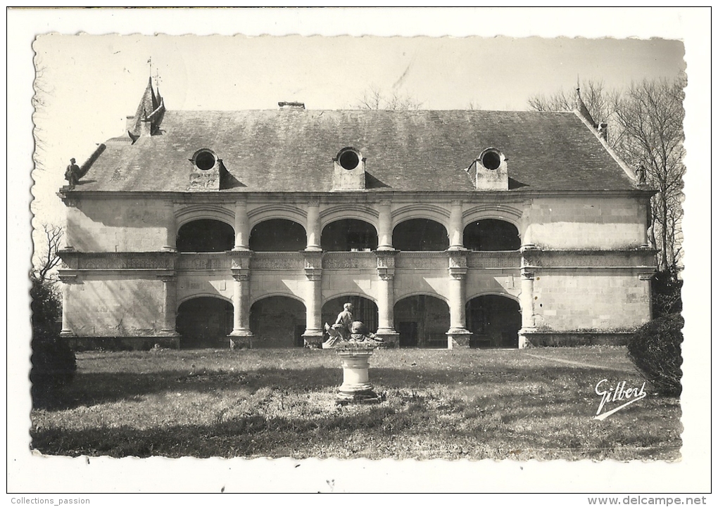 Cp, 17, Dampierre-sur-Boutonne, Le Château, Voyagée 1957 - Dampierre-sur-Boutonne