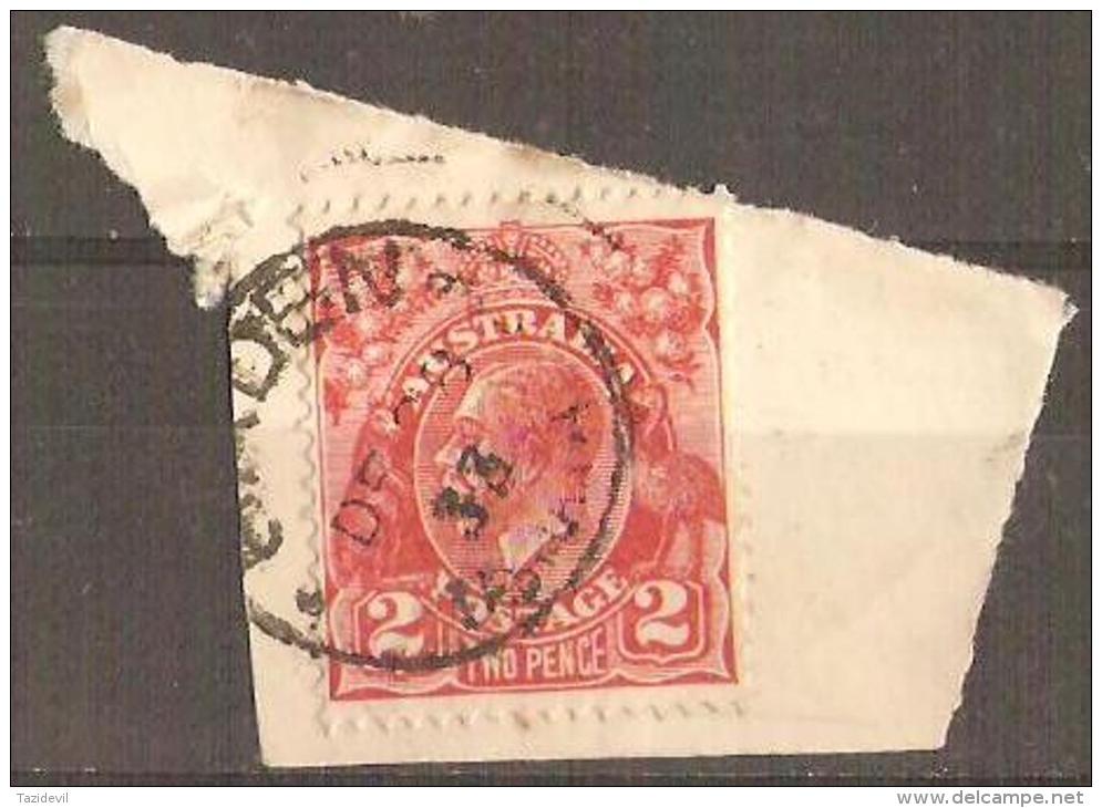 TASMANIA - 1932 CDS Postmark On 2d King George V - BADEN - Oblitérés