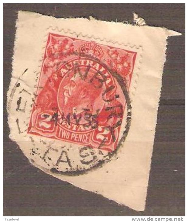 TASMANIA - 1935 CDS Postmark On 2d King George V - FENTONBURY - Oblitérés