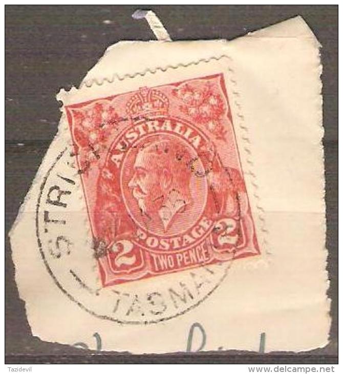 TASMANIA - 1936 CDS Postmark On 2d King George V - STRICKLAND - Usados