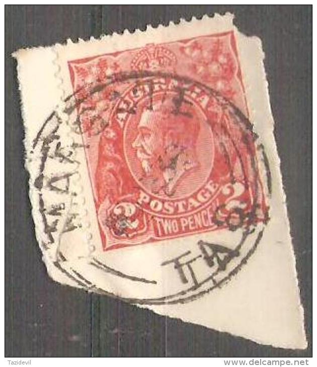 TASMANIA - 1936 CDS Postmark On 2d King George V - MARGATE - Usados