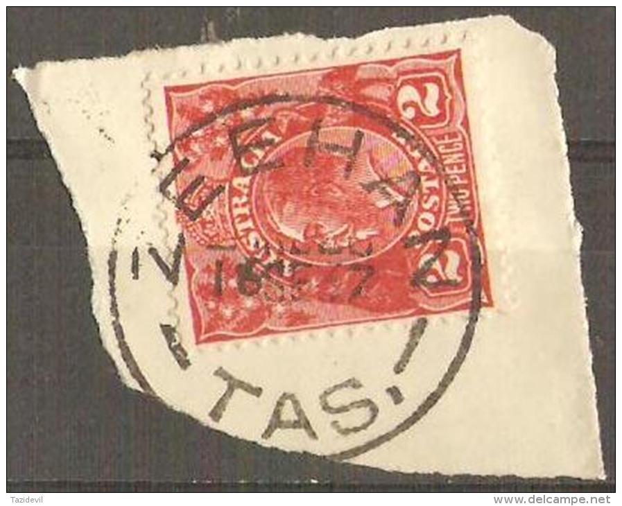 TASMANIA - 1937 CDS Postmark On 2d King George V - ZEEHAN - Oblitérés