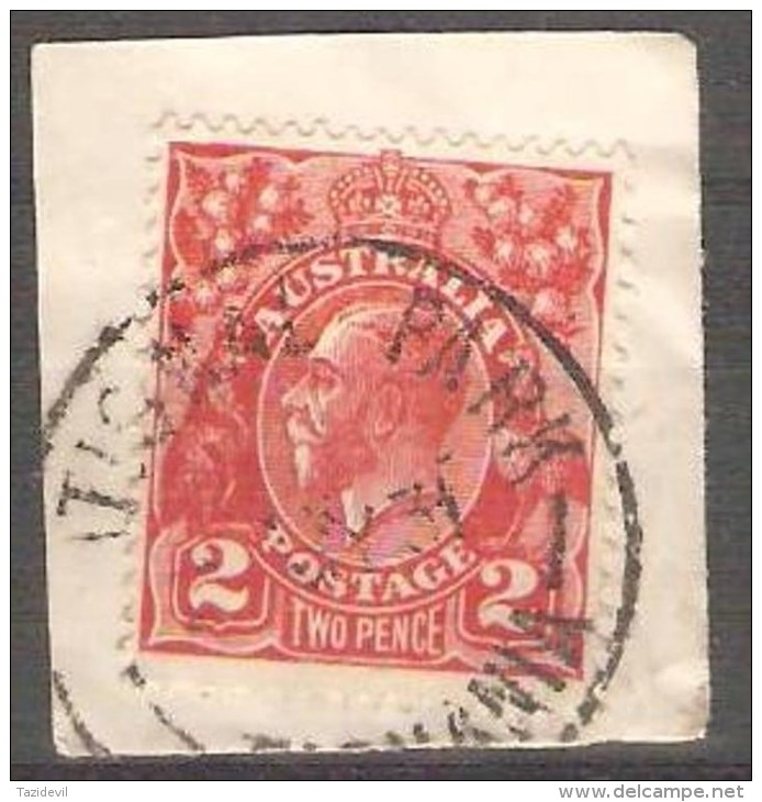 TASMANIA - 193? CDS Postmark On 2d King George V - NATIONAL PARK - Usados