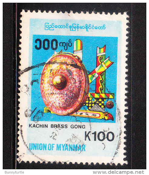 Myanmar Burma 1998 - 2000 Musical Instrument 100k Used - Myanmar (Birma 1948-...)