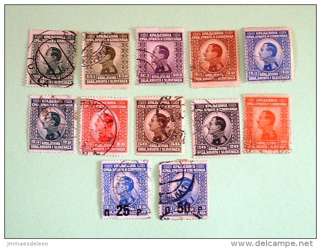 Yugoslavia 1924/25 - King Alexander - Used Stamps