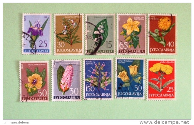 Yugoslavia 1963/65 Plants Flowers - Oblitérés