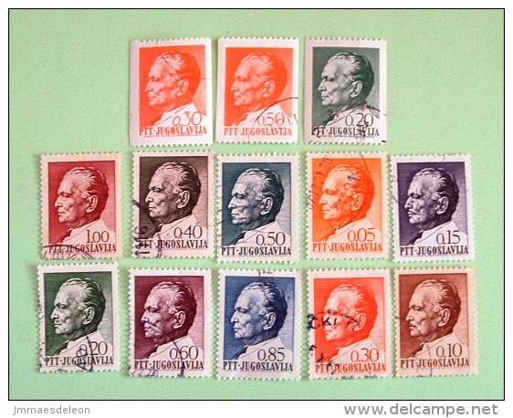 Yugoslavia 1967/69 Marshal Tito - Used Stamps