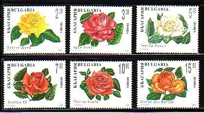 BULGARIA \ BULGARIE - 1994 - Roses - 6v ** - Neufs