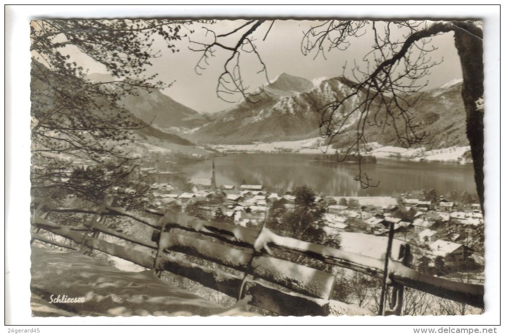 CPSM SCHLIERSEE (Allemagne-Bavière) - Mit Jagerkamp Und Brecherspitz - Schliersee