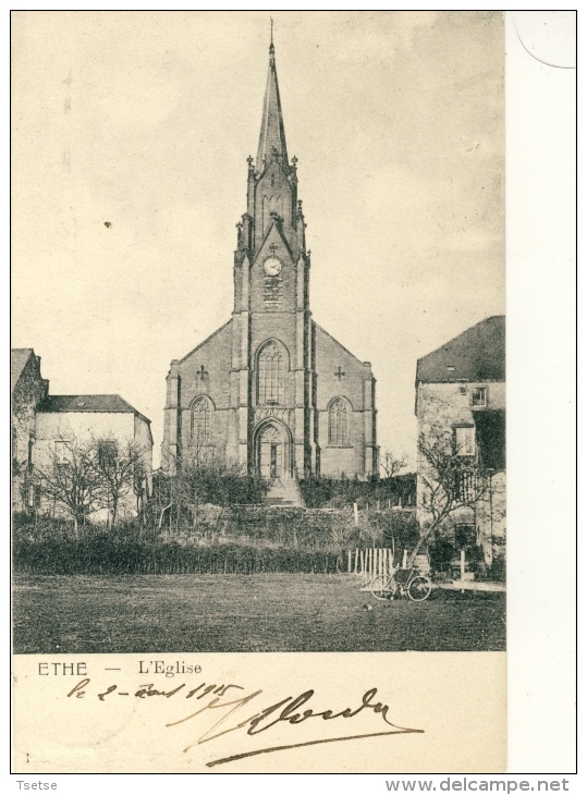 Ethe - L'Eglise -1905 ( Voir Verso ) - Virton