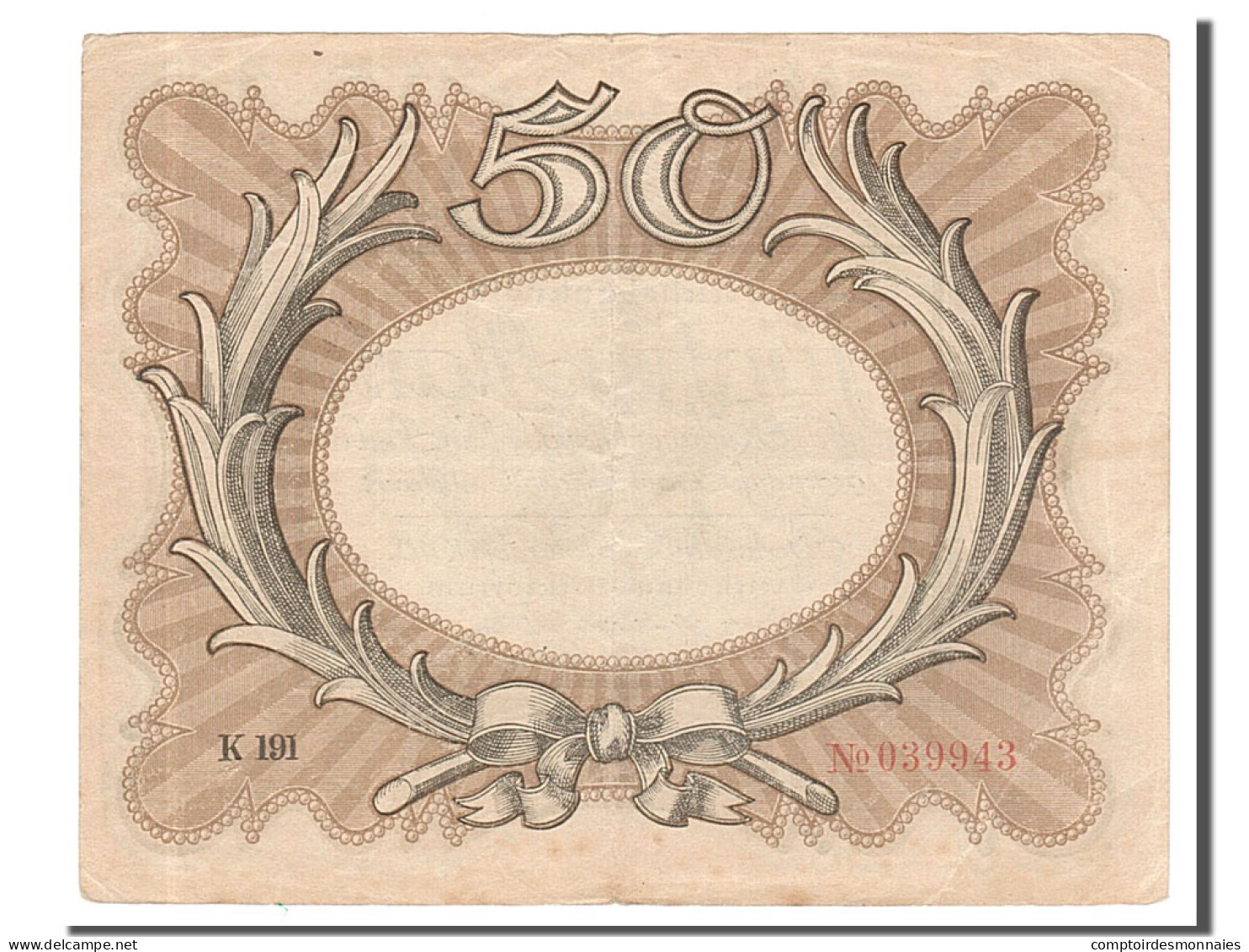 Billet, Allemagne, 50 Mark, 1918, 1918-11-30, SUP - 50 Mark