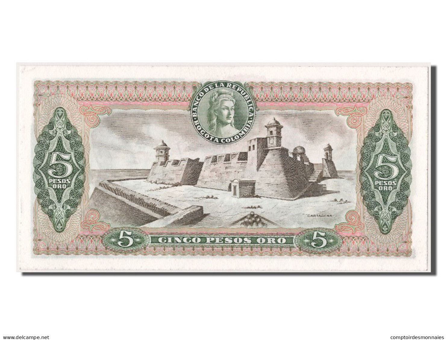 Billet, Colombie, 5 Pesos Oro, 1978, 1978-10-01, NEUF - Colombie