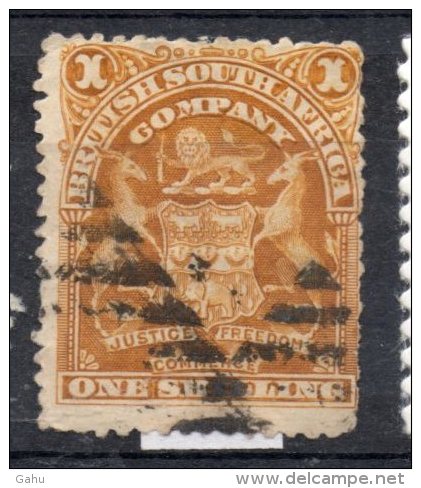 British South Africa Compagny ; 1898 ; N°Y : 64 ;ob ; "  Armoiries "; Cote Y :  3.00   E. - Non Classificati