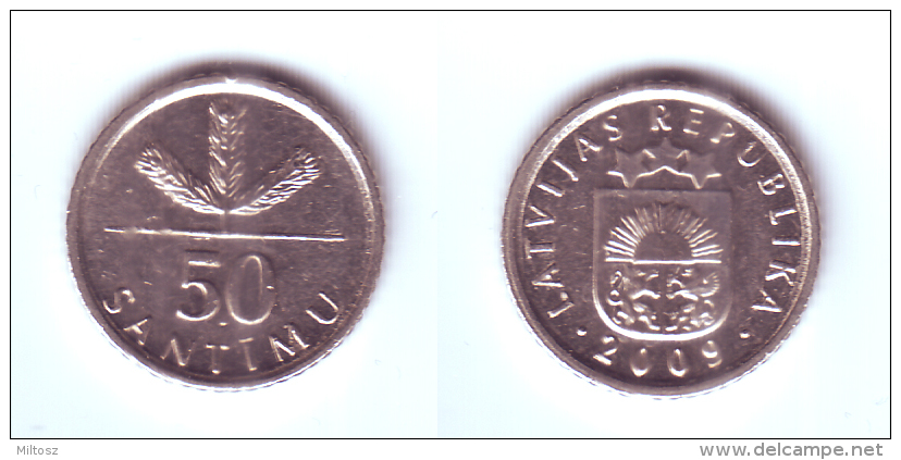 Latvia 50 Santimu 2009 - Lettonie