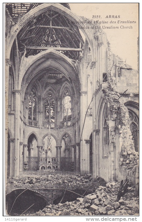 ARRAS  Interieur De L'eglise Des Ursulines - Arras