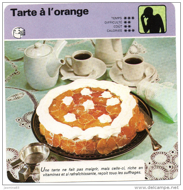 Tarte à L'orange - Recettes De Cuisine