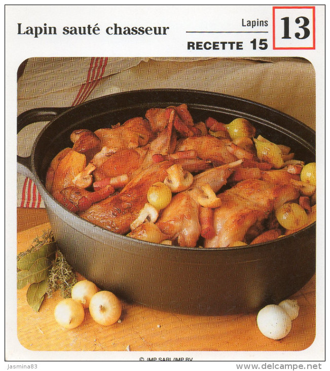 Lapin Sauté Chasseur - Recepten