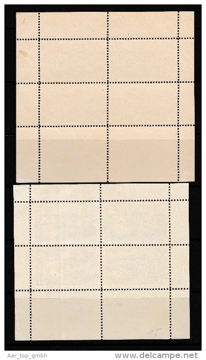 Schweiz Soldatenmarken 1939/40 - 2 Block " Bäker KP.8 " - Vignetten