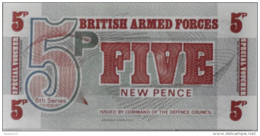 LOT De 2 BILLETS De BANQUE NEUF - British Armed Forces & Special Vouchers