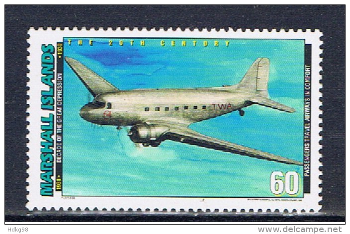 MH Marshallinseln 1998 Mi 985 Mnh Flugzeug DC-3 - Marshall