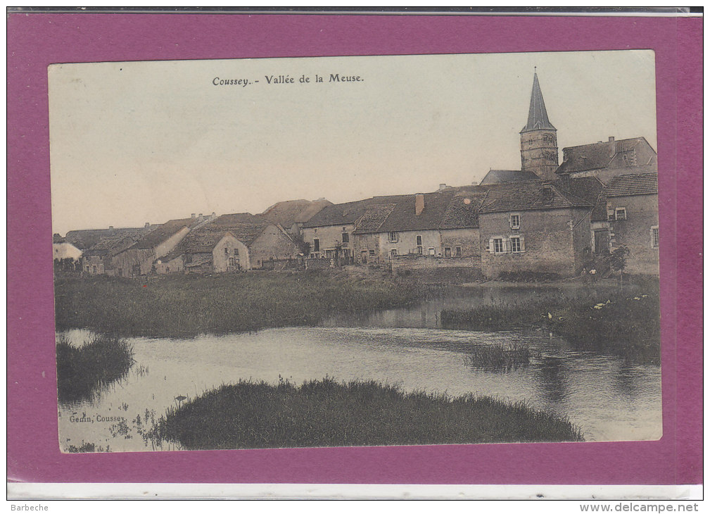 88.- COUSSEY .- Vallée De La Meuse ( Carte Colorisée ) - Coussey