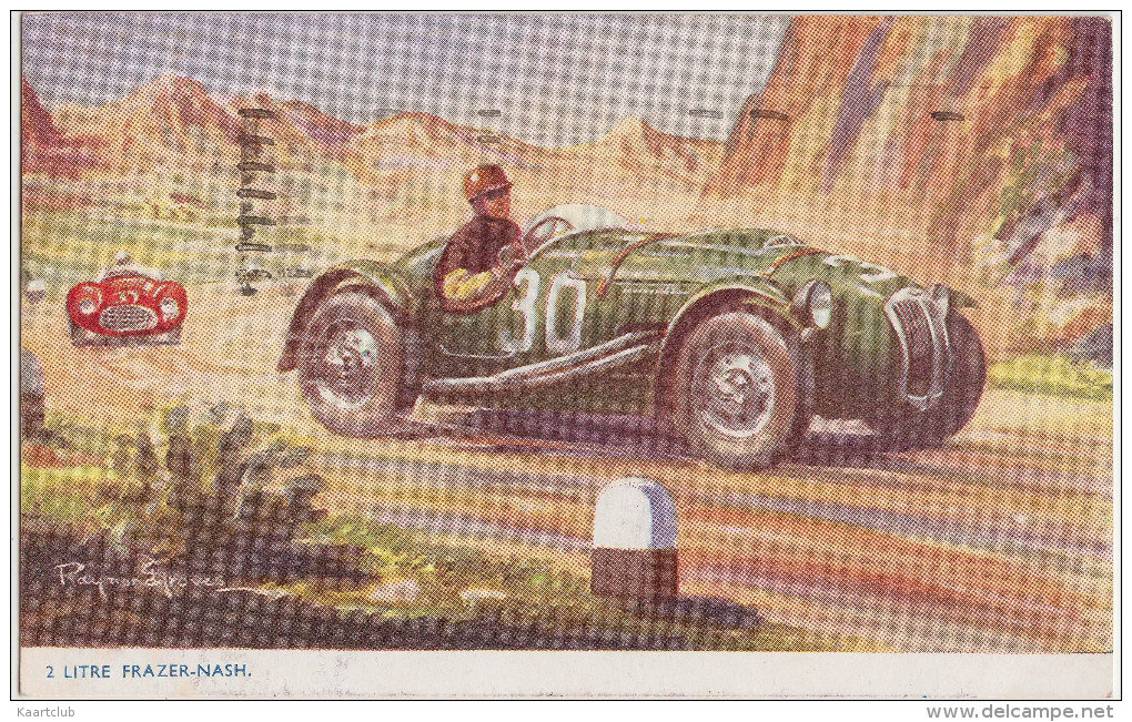 2 LITRE FRAZER-NASH MILLE MIGLIA   - 1957 -  (by Raymond Groves)  -  England - Auto/Car/Voiture - PKW