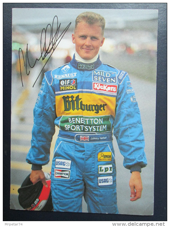 1995. JOHNNY HERBERT  - FORMULA 1 - Grand Prix / F1