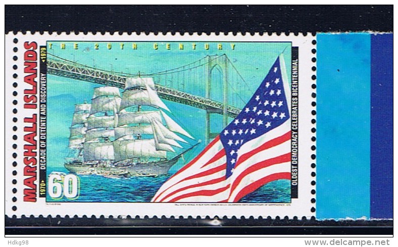 MH Marshallinseln 1999 Mi 1247 Mnh 200 Jahre USA - Islas Marshall