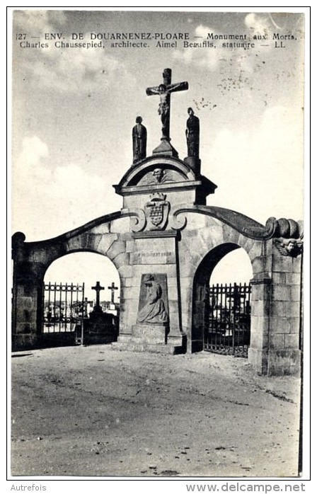 29 ENV DE DOUARNENEZ PLOARE MONUMENT AUX MORTS CHARLES CHASSEPIED - Other & Unclassified